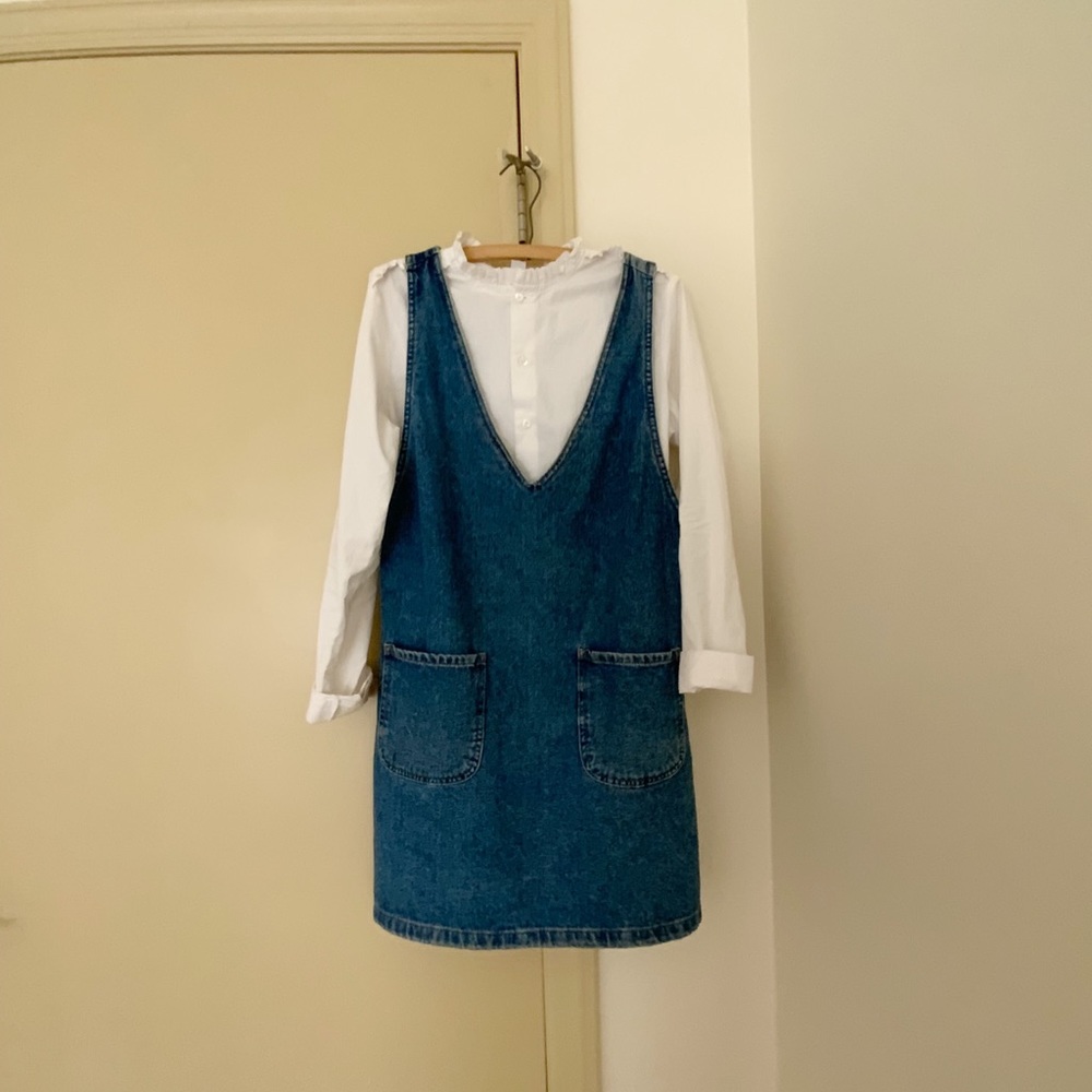 ASOS Monkl blue denim dress